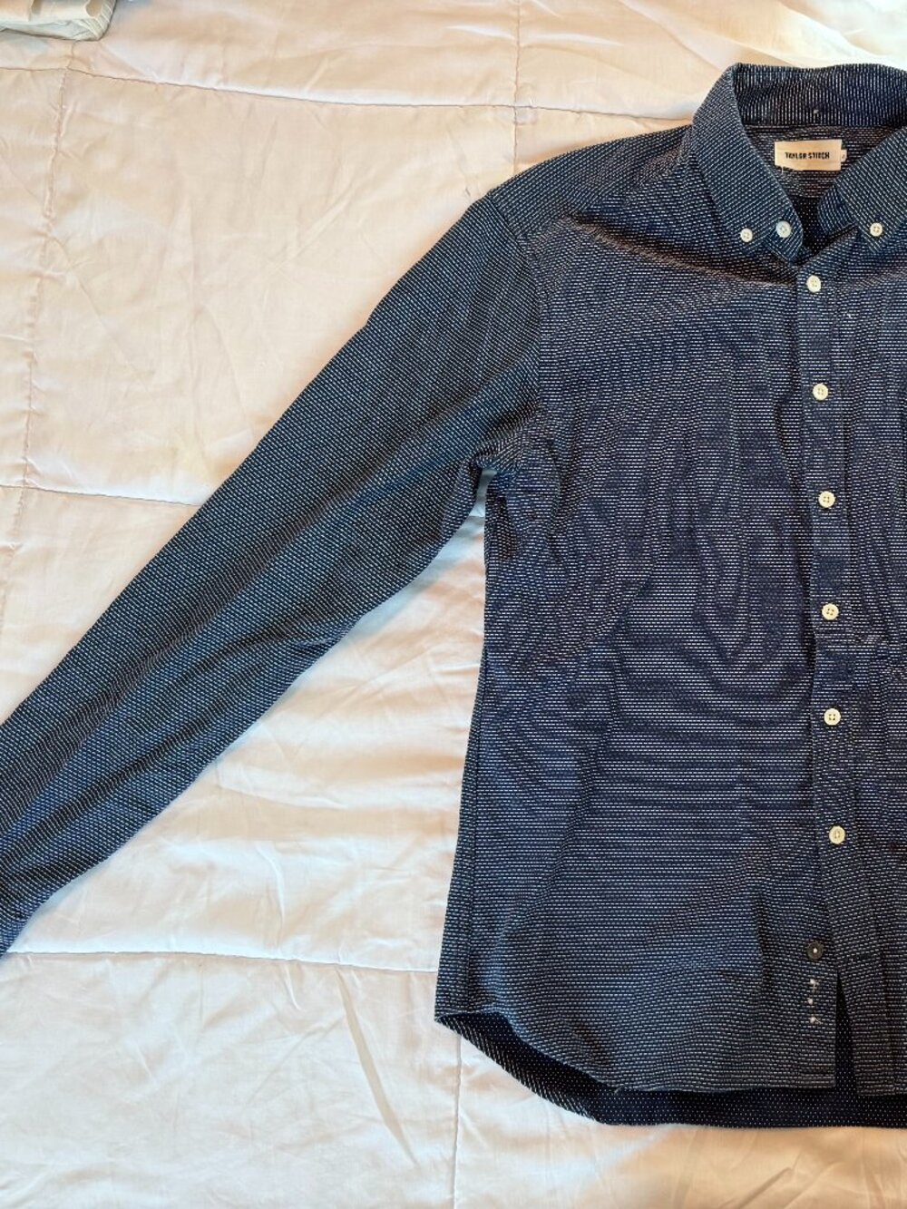 Taylor Stitch The Jack Oxford in Reverse Jacquard - M